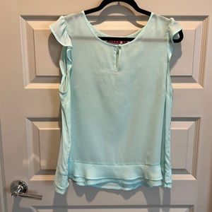Elle teal blouse
